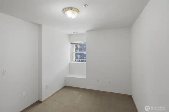 2nd bedroom with jack & jill entrance to bathroom