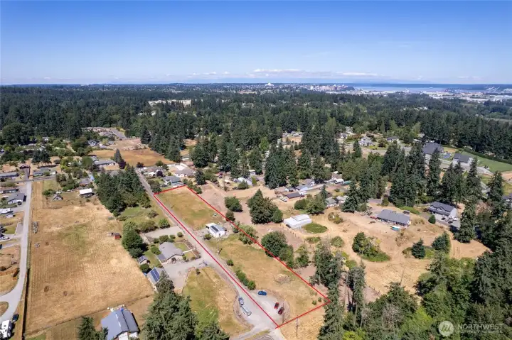 Outline is approximate- beautiful Tacoma buildable acreage, zoned RSEP