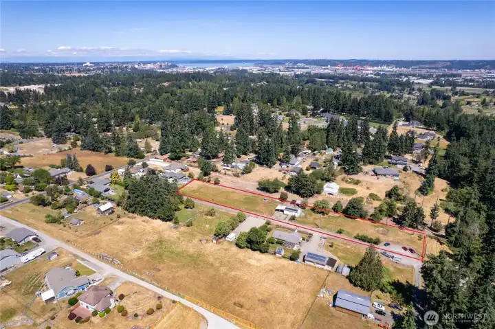 Outline is approximate- beautiful Tacoma buildable acreage, zoned RSEP
