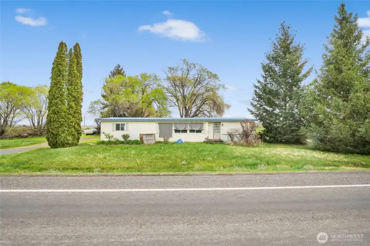 This property has a great lawn and wonderful mature trees.