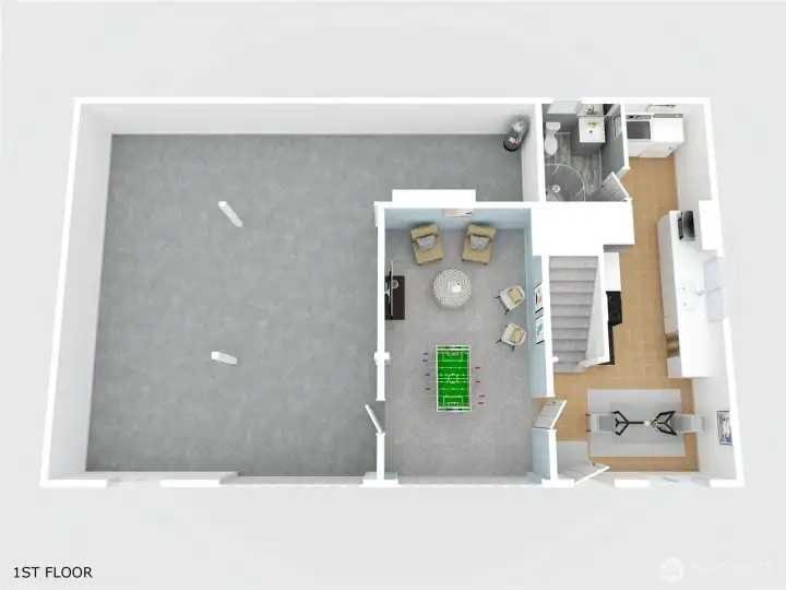 The DADU 1st Floor.