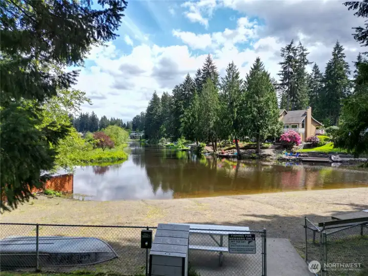 Enjoy exclusive, private community beach and waterfront access on Debra Jane Lake.
