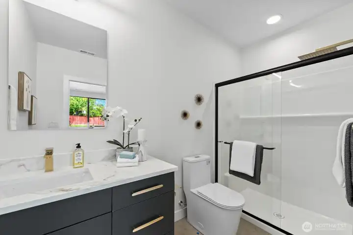 Entry level bathroom Entry level bathroom