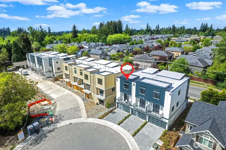 Drone shot facing southwest Drone shot facing southwest