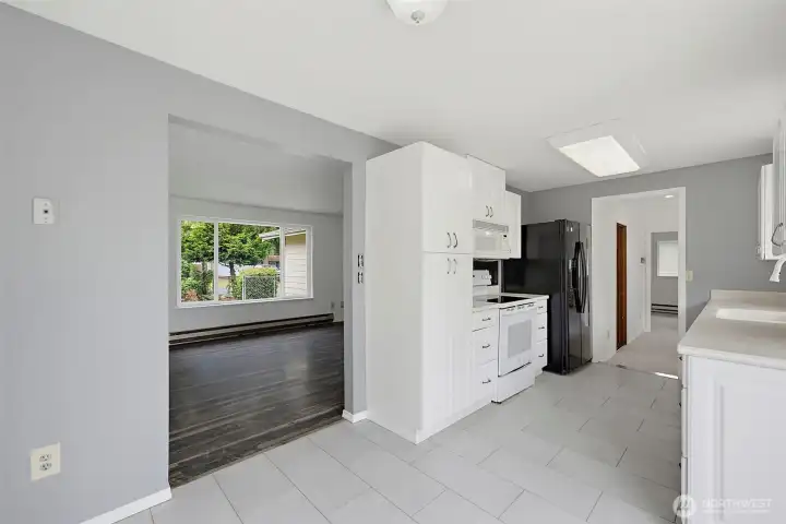 Eating area in kitchen