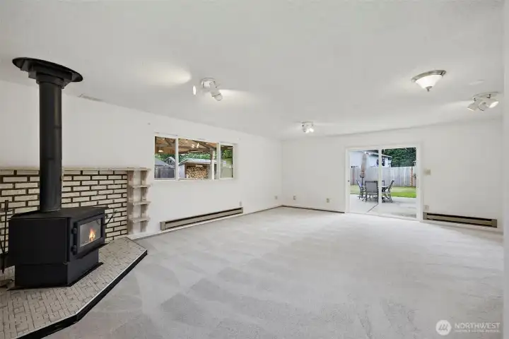 Look at the size of this great family room!