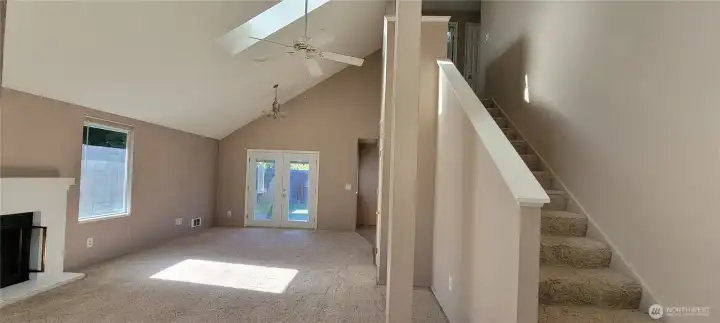 Light filled great room.