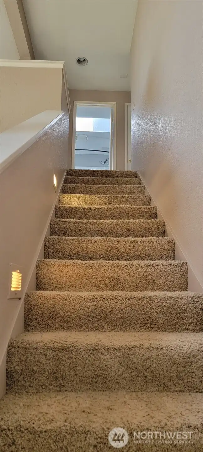 Let's head upstairs to the master with attached full bathroom and the third or possibly forth bedroom depending on how you choose to use the bonus room.