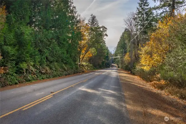 Short drive from Jackson Lake Road. Picture taken looking south.