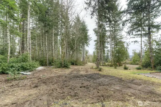 Driveway to property.