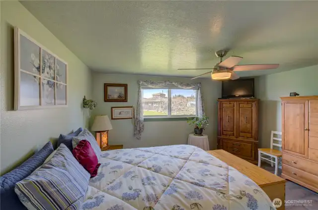 Primary bedroom on the main house