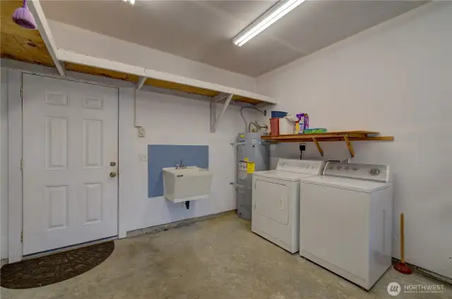 Apartment utility room