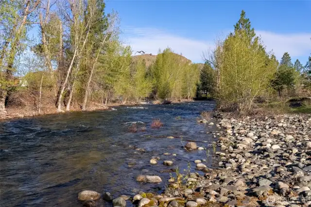 Twisp River access from the back yard