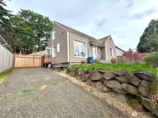 left driveway