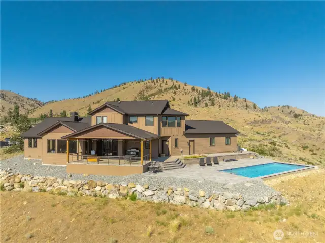 Sitting on top of the world, looking down on the Chelan Valley!