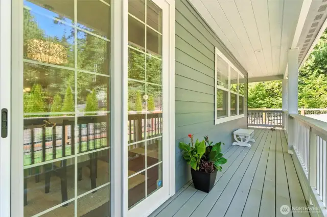 The outdoor livability in this home is expansive!