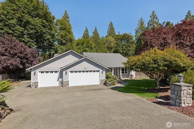 Great setting on over 1/2 acre