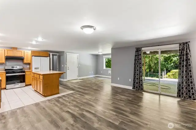 lower great room open concept