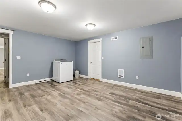 lower Rec room and Laundry