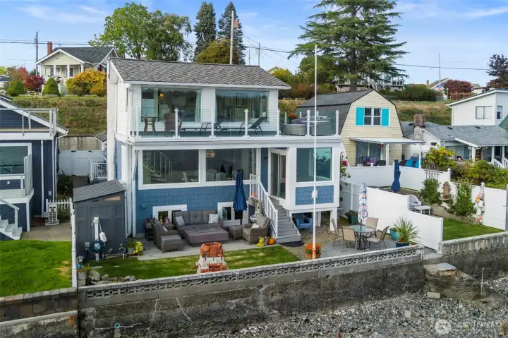 Beautiful Waterfront home that has been wonderfully updated to enjoy the views and waterfront living
