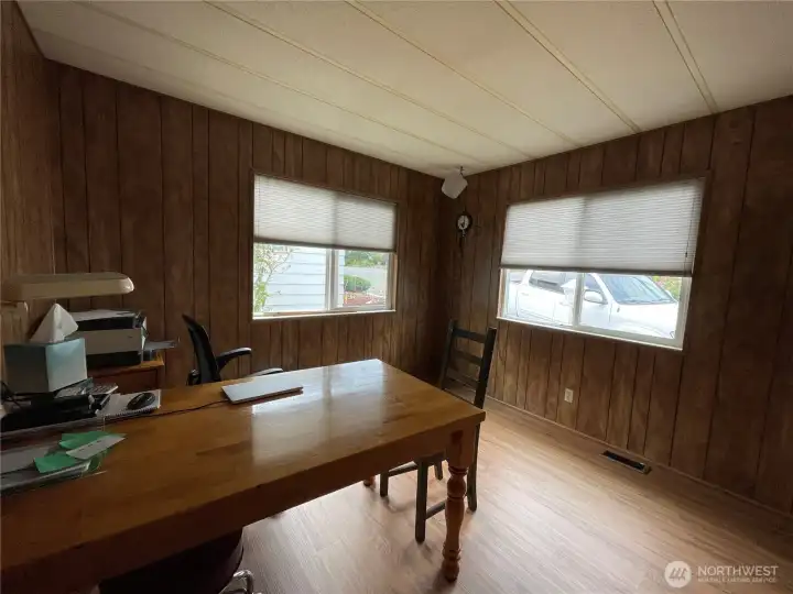 Back bedroom, office.