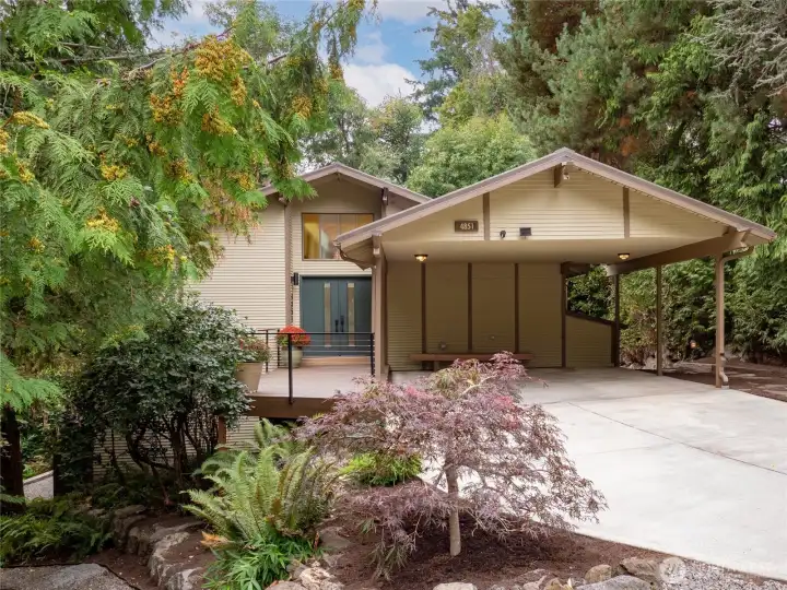 There’s more than meets the eye in this stunning Mercer Island home! Step inside to discover incredible, authentic mid-century flair at every turn.