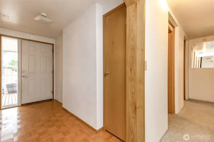 Entry from front door