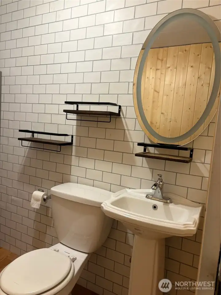 Main floor guest bathroom.