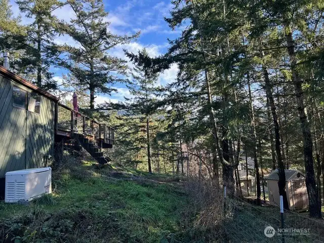 South side of house. Generator.