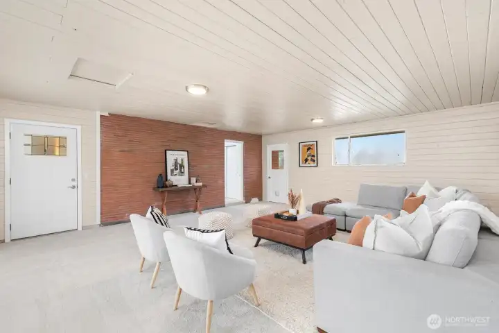 Bonus space offers access to deck and exterior of unit.