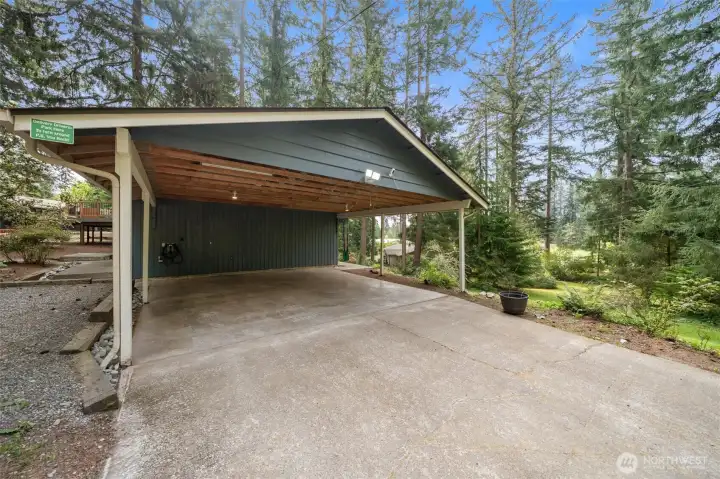Attached Carport