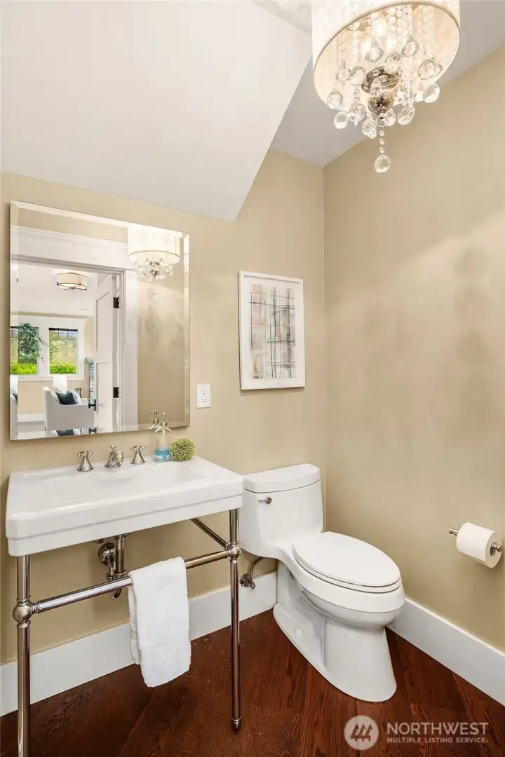Main floor powder room