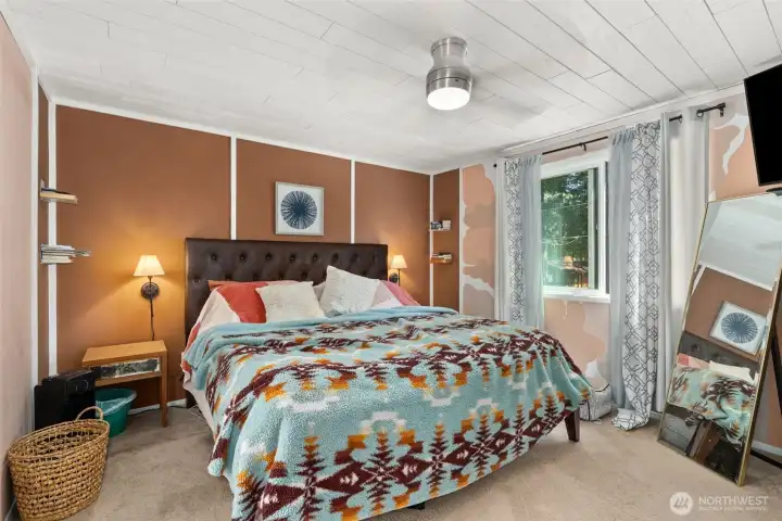 Primary bedroom with huge closet