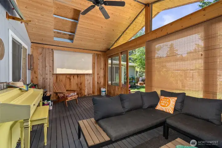 Covered patio