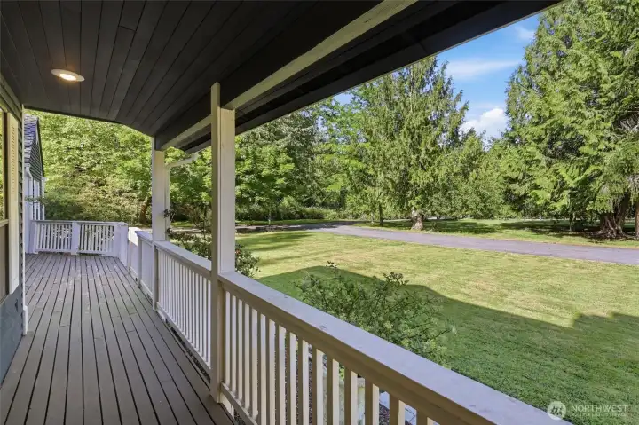 Front porch off main door