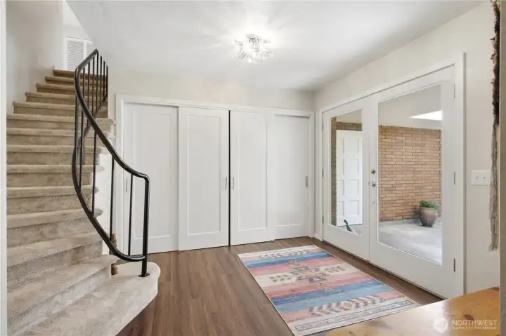 Once inside you will experience multiple living spaces.