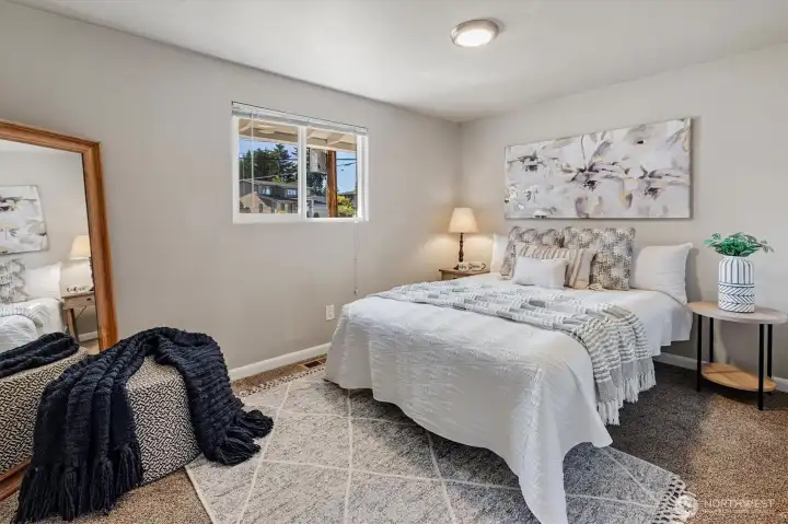 3 good sized bedrooms.