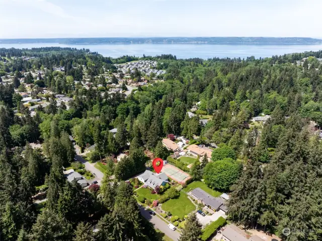 Aerial view of location in Federal Way.