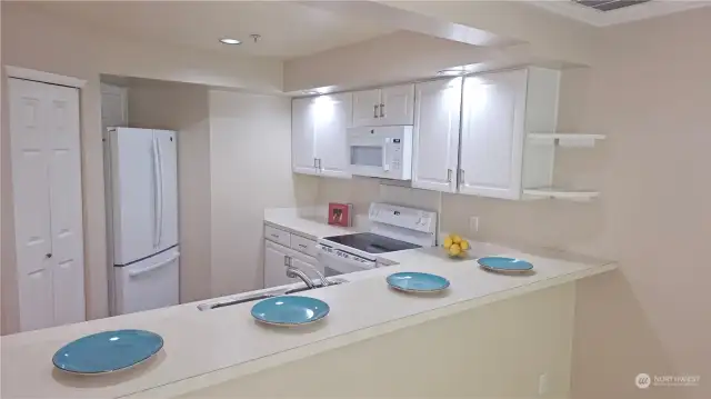 Kitchen with eating space