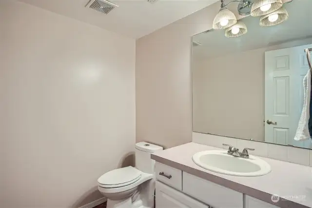 Guest bathroom on the main floor.