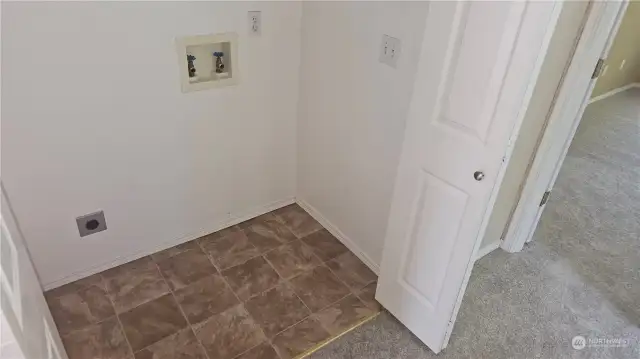 Laundry closet on the near bedrooms upstairs