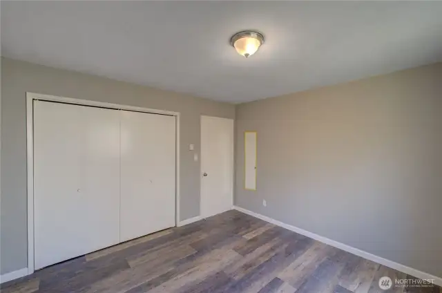 Second bedroom off great room, primary??