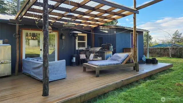Covered Back Deck