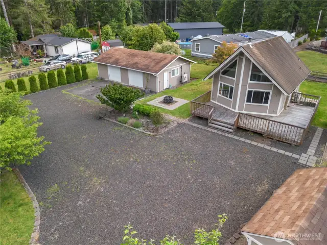 Huge Double Lot welcomes you home with gated access.