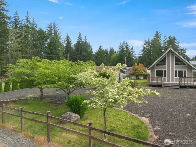 Curb appeal is huge! Pretty trees!