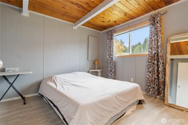 Bedroom on the lower level.