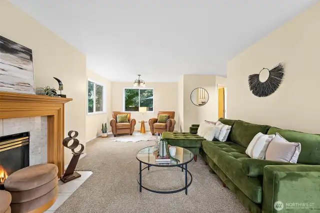 Extended seating area or a 2nd place for a table