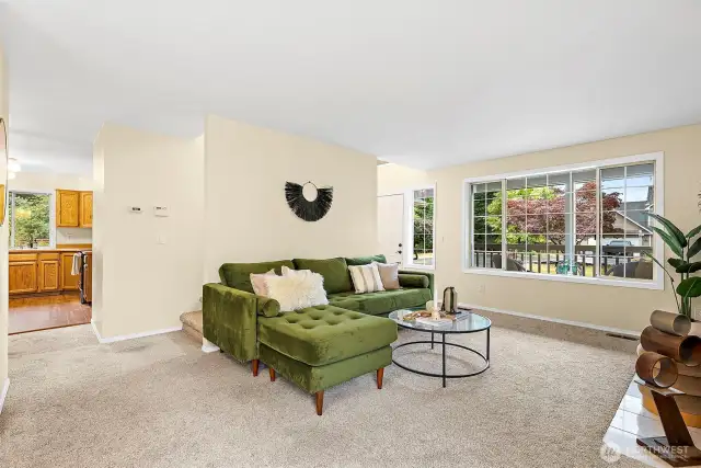 The front window brings in so much light