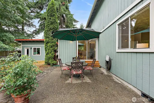 Has room to be expanded -- maybe a wrap-around deck is something you have in mind.