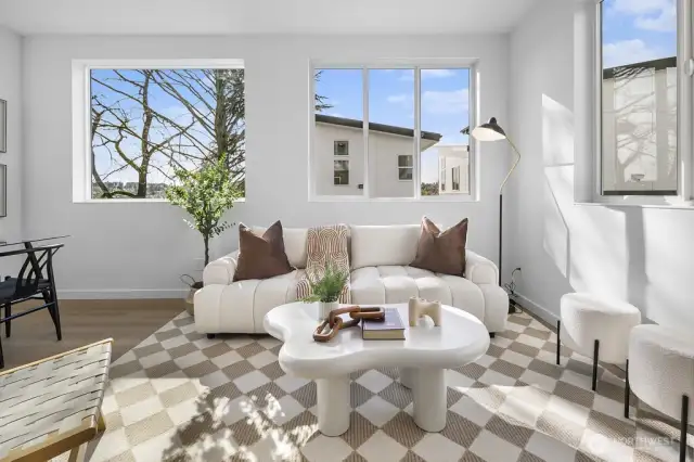 Photos are of model home 1804B. Layout may vary.